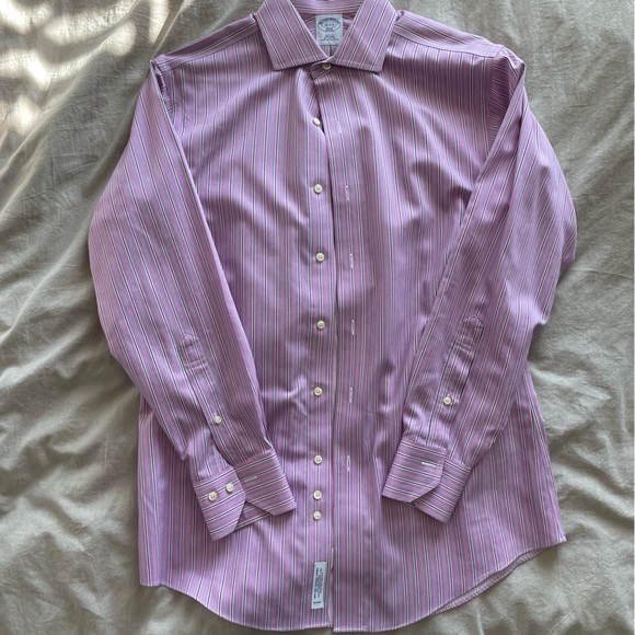 Brooks Brothers Dress Shirt, Slim Fit - Picture 1 of 3